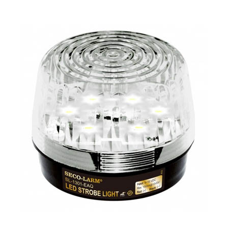 SL-1301-EAQ/C Seco-Larm 9~15 VDC LED Strobe Light - Clear