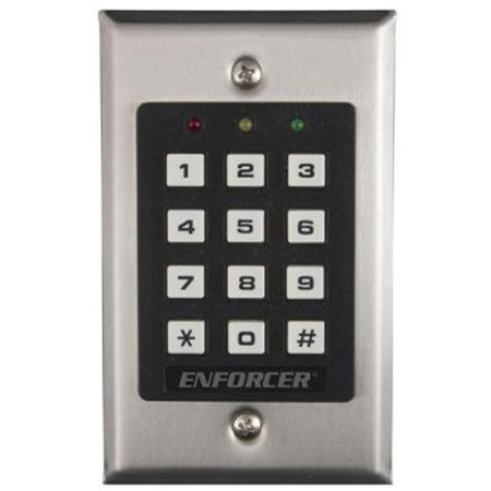SK-1011-SDQ Seco-Larm Indoor Stand-Alone Keypad with 1000 Users and one 3A Relay Output