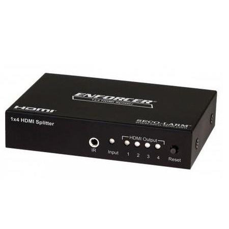 MVD-AH14-01Q Seco-Larm 4K HDMI Splitter with 1 HDMI Input and 4 HDMI Outputs