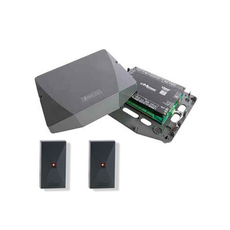 EXN-2CB Linear eMerge Elite 2-Door 2-Reader Expansion Node Bundle - Plastic Enclosure