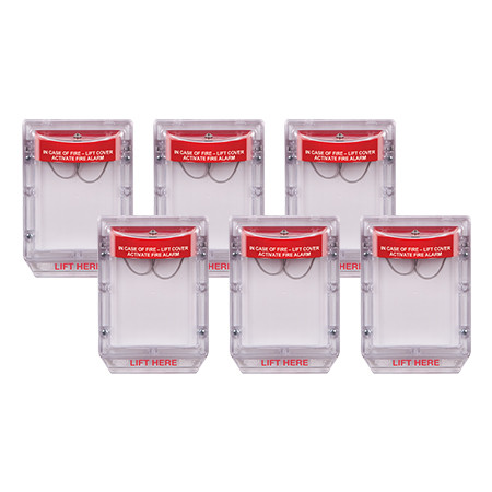 STI-1200CP6 STI Stopper II without Horn - Flush Mount - Red Fire Label