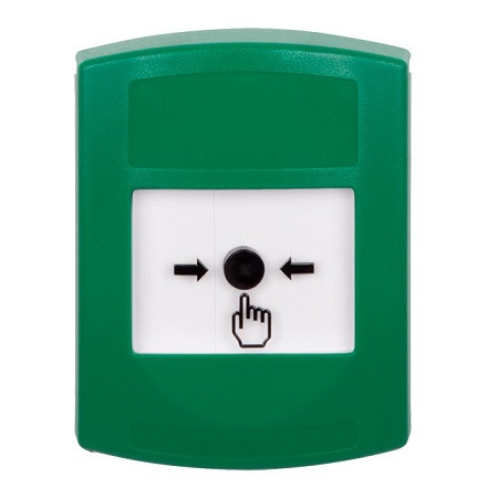 GLR101NT-EN STI Green Indoor Only No Cover Key-to-Reset Push Button with No Text Label English