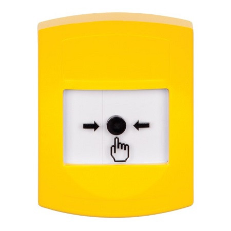 GLR201NT-EN STI Yellow Indoor Only No Cover Key-to-Reset Push Button with No Text Label English