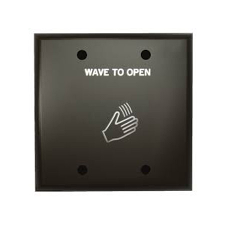 913 x B Dormakaba RCI Touch less Push Plate Includes Single and Double Gang Black Face Plates