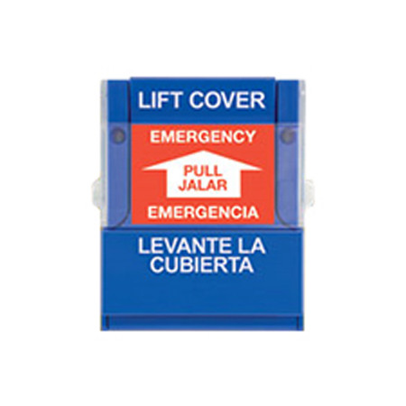 904P x Y Dormakaba RCI Yellow Pull Station - All-In-One Design Includes English/French/Spanish Labels