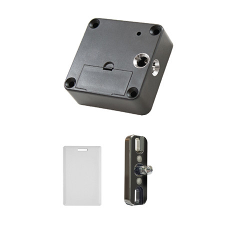 3590SPACRD Doormakaba RCI Battery Powered Lock with Built-in Proximity Reader Straight Locking Pin Alarm Function with 2 Packs of Proximity Cards