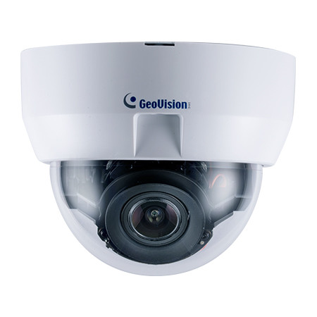 GV-MD8710 Geovision 4~8mm Motorized 30FPS @ 8MP Indoor Day/Night IR WDR Dome IP Security Camera 12VDC/PoE