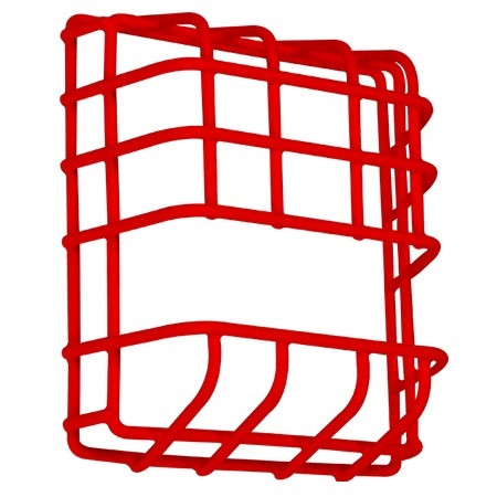 STI-9764-R STI Horn/Strobe Wall Mounted Damage Stopper 6.6" H x 6" W x 2.5" D - Red