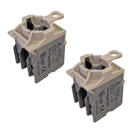 KIT-E10197H STI Contact Switch Holder for STI Stopper Station Buttons - Includes 1 NO and 1 NC Contact