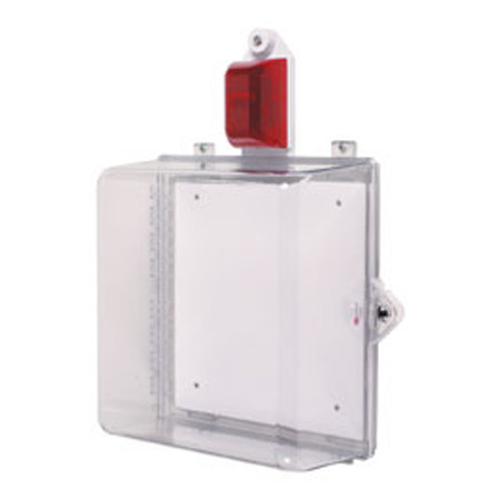 STI-7535 STI Protective Cabinet with Siren/Strobe Alarm, Thumb Lock