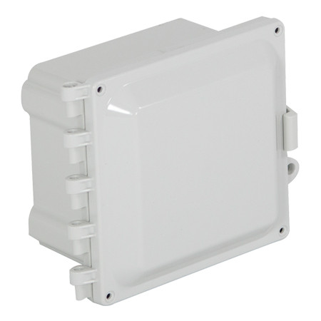 EP080805-O STI EnviroArmour Polycarbonate Enclosure - 8" H x 8" W x 5" D - White - Non-Returnable
