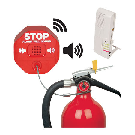 STI-V6200WIR4 STI Wireless Fire Extinguisher Theft Stopper with Voice Receiver