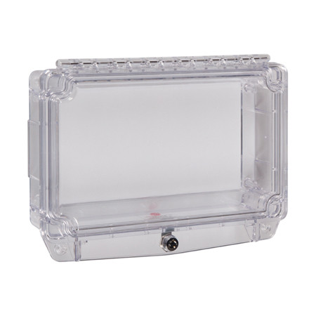 STI-7710 STI Polycarbonate Cover with Open Back Box and Lock