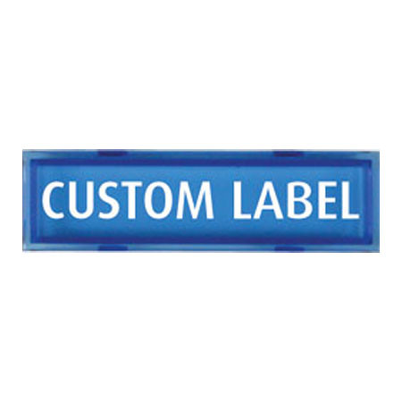 UB-1CL-B STI Custom Message Plate - Blue