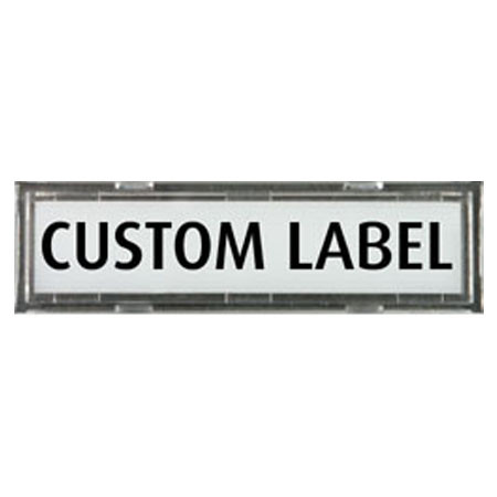 UB-1CL-W STI Custom Message Plate - White
