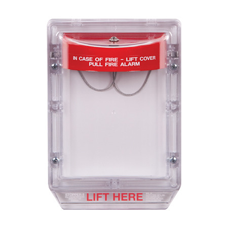 STI-1200 STI Stopper II without Horn Flush Mount - Red Fire Label