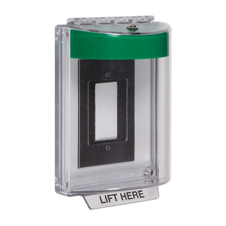 STI-13310NG STI Universal Stopper without Horn, Encl. Flush Back Box, No Label