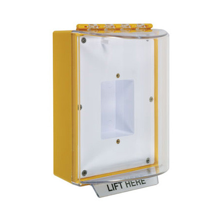 STI-13400NY STI Universal Stopper without Horn Housing, Enclosed Back Box, Sealed Mounting Plate, No Label