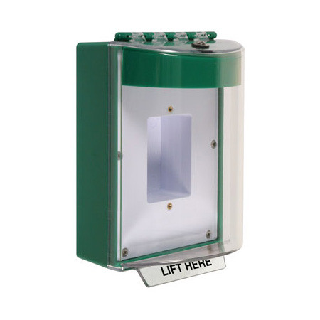 STI-13420NG STI Universal Stopper with Horn, Enclosed Back Box, Sealed Mounting Plate, No Label