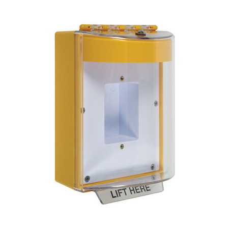 STI-13420NY STI Universal Stopper with Horn, Enclosed Back Box, Sealed Mounting Plate, No Label