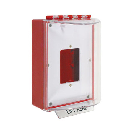 STI-13500NR STI Universal Stopper without Horn Housing, Enclosed Back Box, Open Mounting Plate, No Label