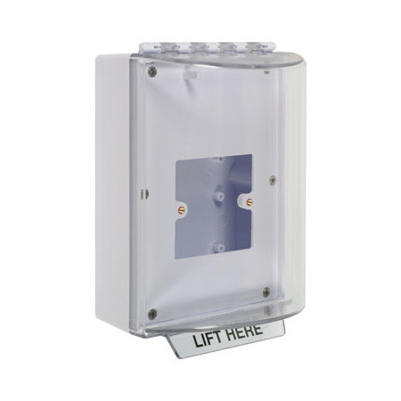 STI-13900NW STI Universal Stopper without Horn Housing, Enclosed Back Box & European Open Mounting Plate, No Label