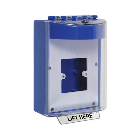 STI-13920NB STI Universal Stopper with Horn, Enclosed Back Box & European Open Mounting Plate, No Label