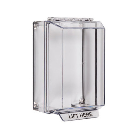 STI-14200NC STI Universal Stopper Low Profile without Horn Housing, Surface Mount, Clear