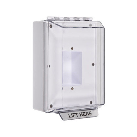 STI-14400NW STI Universal Stopper Low Profile without Horn Housing, Enclosed Back Box, Sealed Mounting Plate, No Label