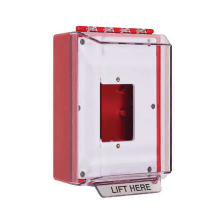 STI-14500NR STI Universal Stopper Low Profile without Horn Housing, Enclosed Back Box, Open Mounting Plate, No Label