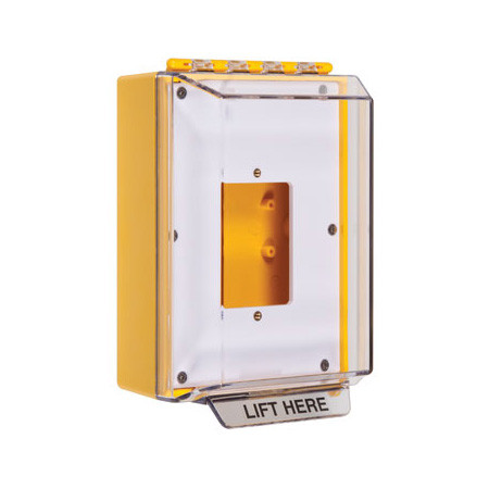 STI-14500NY STI Universal Stopper Low Profile without Horn Housing, Enclosed Back Box, Open Mounting Plate, No Label