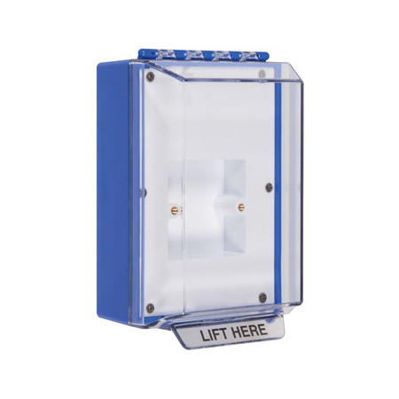 STI-14800NB STI Universal Stopper Low Profile without Horn Housing, Enclosed Back Box & European Sealed Mounting Plate, No Label