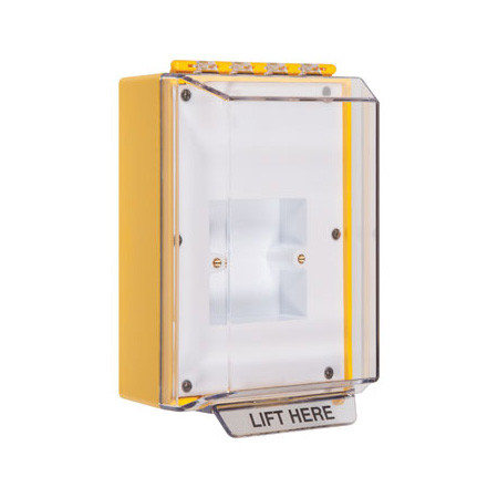 STI-14800NY STI Universal Stopper Low Profile without Horn Housing, Enclosed Back Box & European Sealed Mounting Plate, No Label