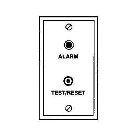 1000255 Potter MS-RA/R Remote Alarm LED and push-button