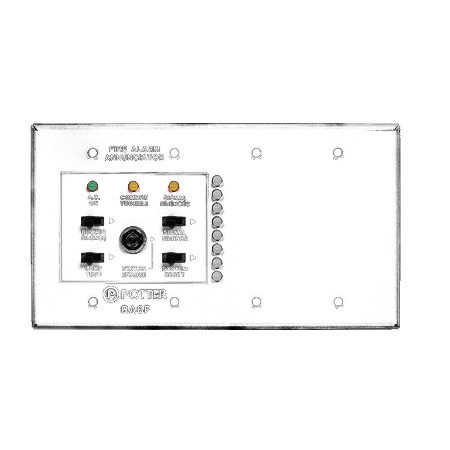 3002275 Potter RA8FW White 8 Zone Annunciator