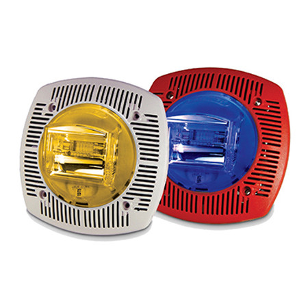 4890232 Potter CSPKSTR-24BR Wall 15/75 Amber Strobe Speaker Plain Red