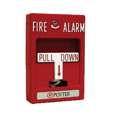 1000478 Potter RMS-6T Single Action Pull Station