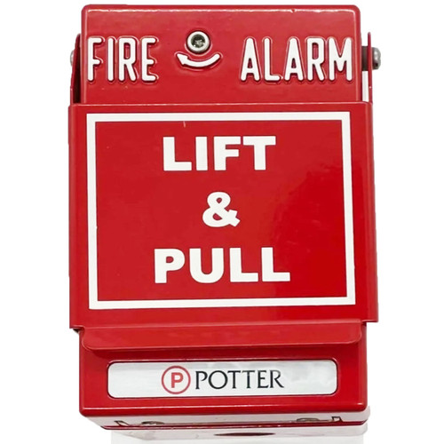 1000403 Potter RMS-1T-WP-LP Dual Action Weather Proof Pull Station with Backbox