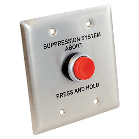 3001004 Potter ABORT-B Blue Button Abort Switch For PFC-4410-RC