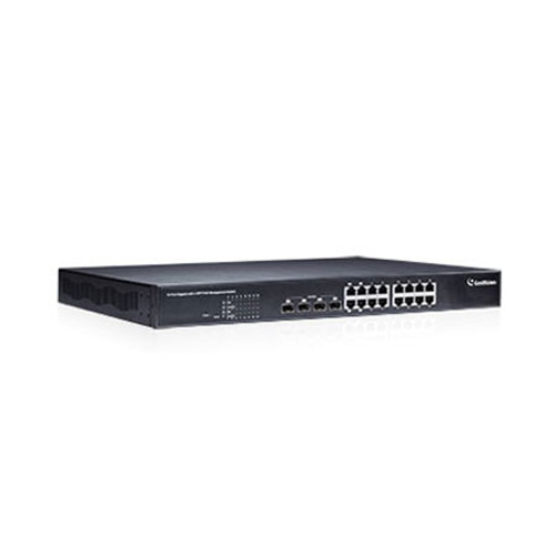 GV-POE1611-V2 Geovision 16-Port Gigabit 250W Total 802.3at Web Management PoE Switch