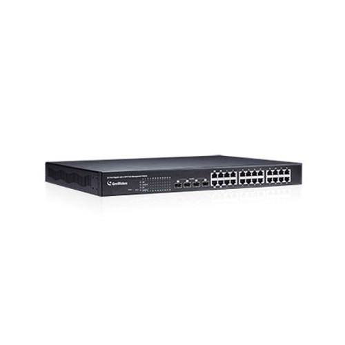 GV-POE2411-V2 Geovision 24 port Gigabit 802.3at Web Management PoE Switch