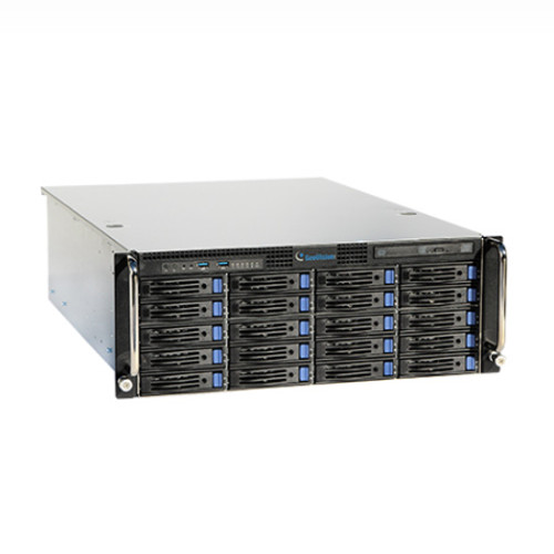 UVS-VMS-i7U04-32A Geovision UVS-Ultra VMS HotSwap System 4-Bay 32 Channel 4U VMS Intel i7 Skylake 16GB RAM 128 GB SSD 64 Camera Maximum with GV-VMS Software - No HDD