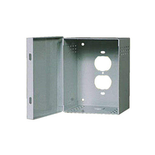 BW-250BLK Mier UL LIsted NEMA Type 1 Indoor 4.625" W x 5.75" H x 2.5" D Transformer Cover - Black - Special Order