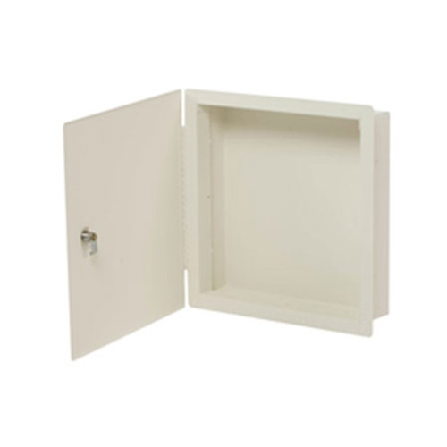 BW-315 Mier NEMA Type 1 Indoor 14.375" W x 22.375" H x 3.5" D Flush Mount Lockbox - Yoke-White