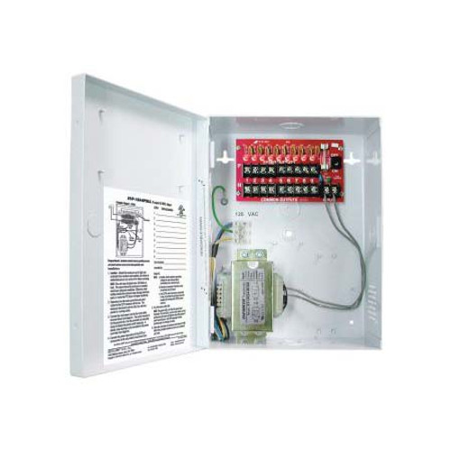 EVP-1SA4P9UL Seco-Larm 9 Output CCTV Power Supply 4Amp 24VAC PTC Fused