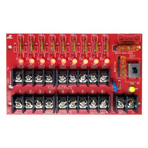 PD-9PSQ Seco-Larm 9 Output Power Distribution Board PTC Fused 5Amp
