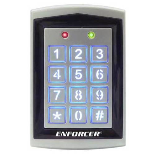 SK-1323-SPQ Seco-Larm Sealed Housing Weatherproof Digital Access Keypad w/ Built-In Proximity Reader