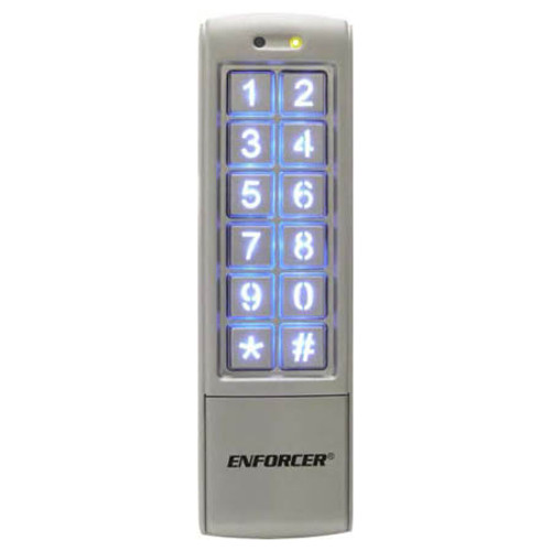 SK-2323-SPQ Seco-Larm Mullion-Style Outdoor Digital Access Keypad w/ Built-In Proximity Reader