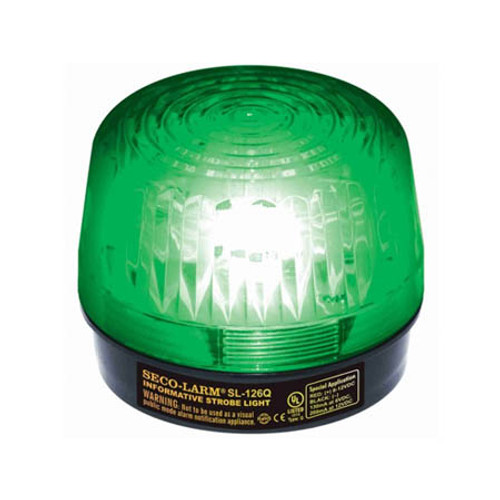 SL-126Q/G Seco-Larm Green Strobe Light 6-12VDC SL-126Q/G Seco-Larm Green Strobe Light 6-12VDC