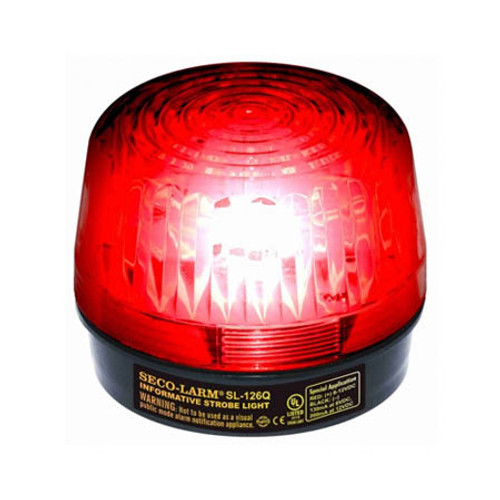 SL-126Q/R Seco-Larm Red Strobe Light 6-12VDC